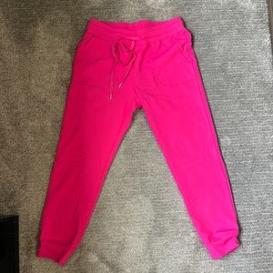 Zyia Unwind Hot Pink Joggers - XS NEW w/o tags